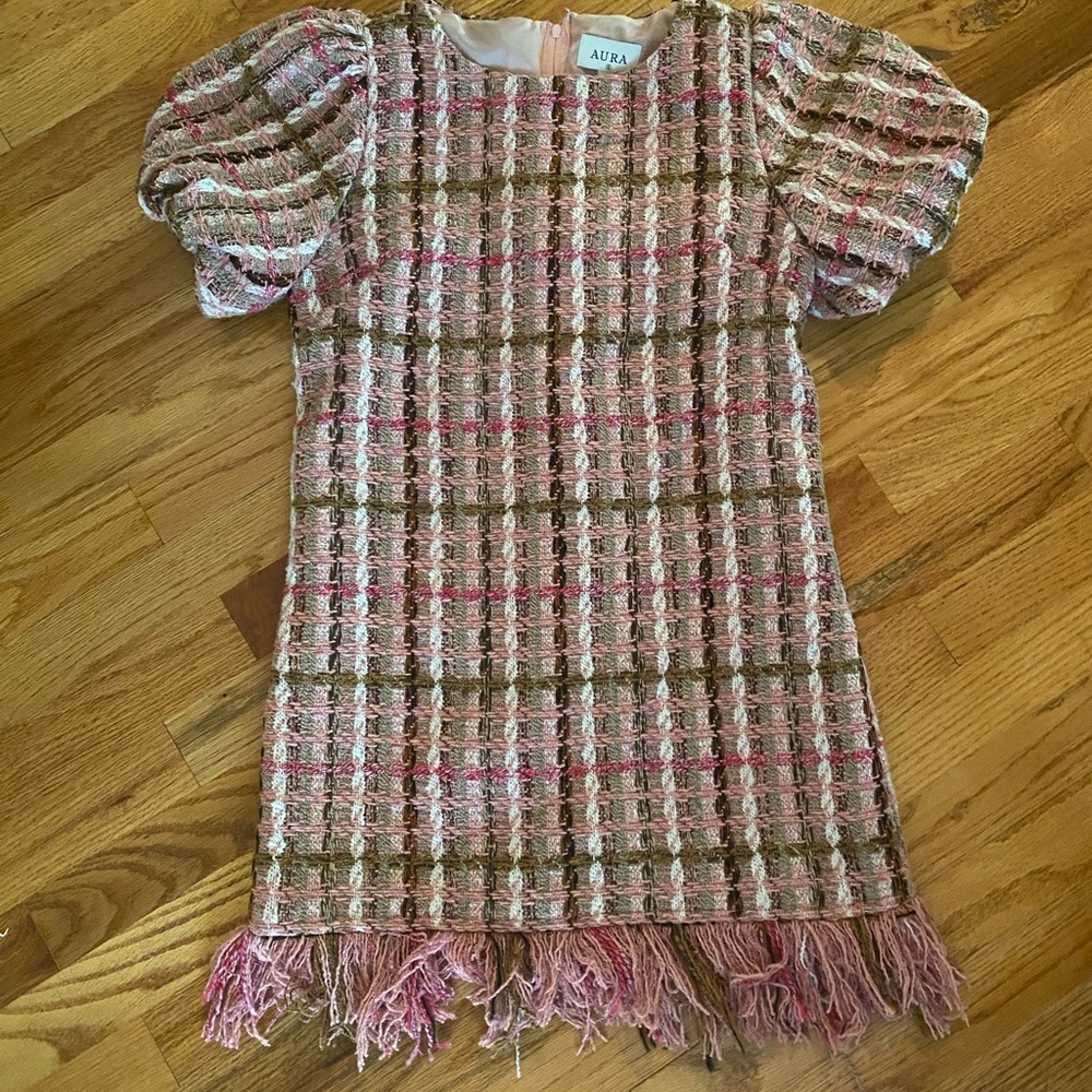 Tweed shift dress